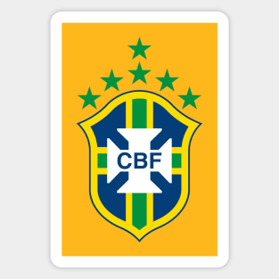 Brazil With Six Stars Magnet